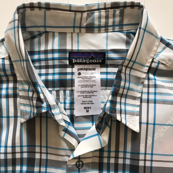 Patagonia Other - PATAGONIA Short Sleeve Snap Shirt UV PROTECT!  M